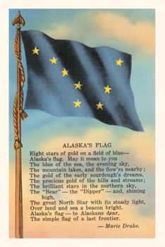 Paperback Vintage Journal Alaskan Flag and Poem Book