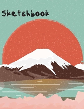 Sketchbook: Japanese Pattern, Large 8.5 x 11, 110 Blank Pages