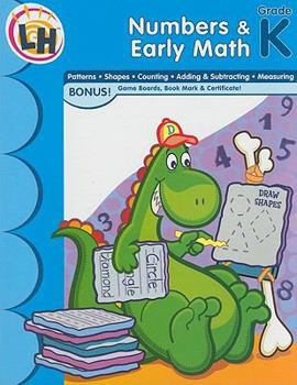 Paperback Numbers & Early Math, Grade K [With Certificate and Gameboard and Bookmark] Book