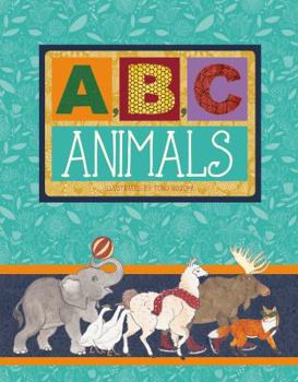 Hardcover A, B, C Animals Book