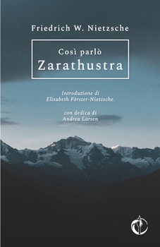 Paperback Cos? parl? Zarathustra [Italian] Book