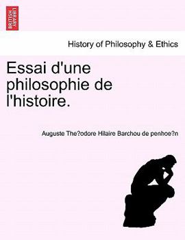 Paperback Essai d'une philosophie de l'histoire. [French] Book