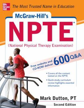 Paperback McGraw-Hills NPTE: (National Physical Therapy Examination) [With CDROM] Book