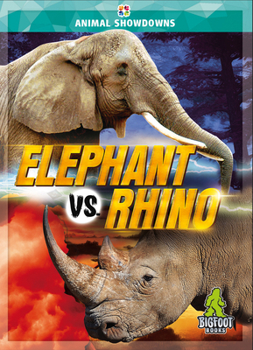 Hardcover Elephant vs. Rhino Book