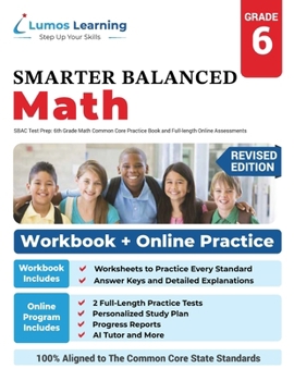 Paperback SBAC Test Prep: Smarter Balanced Study Guide With Performance Task (PT) and Computer Adaptive Testing (CAT)\ Book