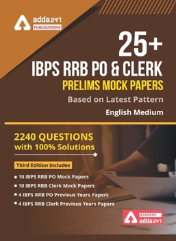 Paperback 25+ IBPS RRB Mock Papers for PO & Clerk Book