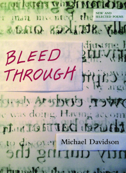 Paperback Bleed Through: New and Selected Poems Book