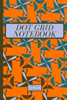 Paperback Dot Grid Notebook: Creative Writing And Lettering Notebook Book