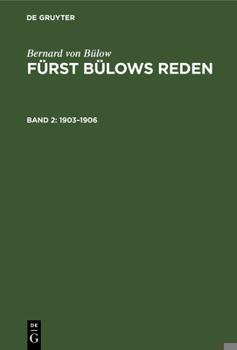 Hardcover 1903-1906: Mit Einem Ausführlichen Namen- Und Sachregister [German] Book