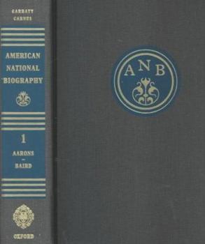 Hardcover American National Biography Book