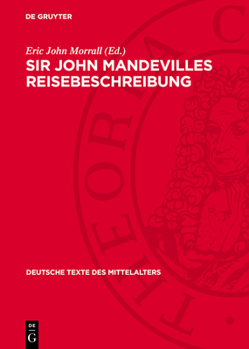 Sir John Mandevilles Reisebeschreibung: Nach Der Stuttgarter Papierhandschrift Cod. Hbv 86