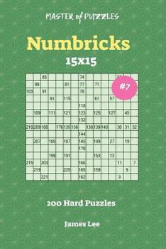 Paperback Master of Puzzles Numbricks - 200 Hard 15x15 vol. 7 Book