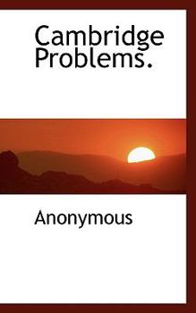 Paperback Cambridge Problems. Book