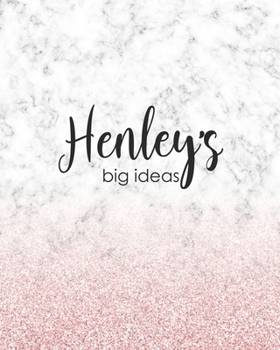 Henley's Big Ideas: Personalized Notebook - 8x10 Lined Women's Journal