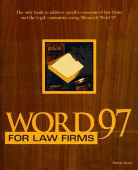 Paperback Word 97 for Law Firms Book