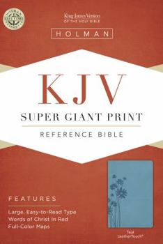 Imitation Leather Super Giant Print Reference Bible-KJV [Large Print] Book