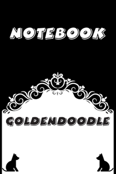 Goldendoodle Notebook : Black and White notebook , Decorative Journal for Goldendoodle Lover: Notebook /Journal Gift,Black and White,100 pages, 6x9, Soft cover, Mate Finish