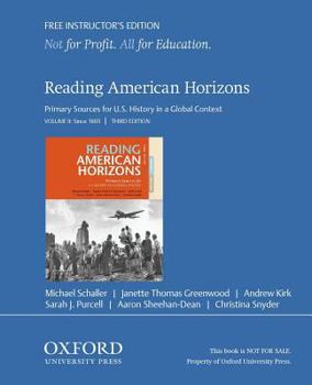 Paperback Reading American Horizons, Volume 2 Ie Book