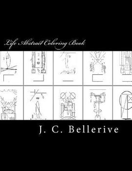 Paperback Life Abstract Coloring Book