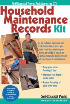 Paperback Household Maintenance Records Kit Book