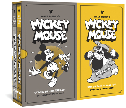Hardcover Walt Disney's Mickey Mouse Gift Box Set: Outwits the Phantom Blot and Lost in Lands Long Ago: Vols. 5 & 6 Book