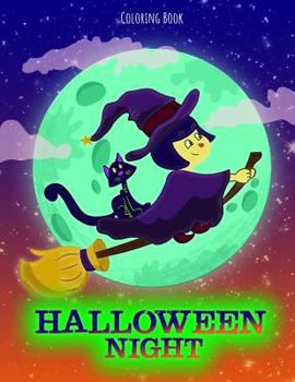 Paperback Halloween Night: Coloring Book