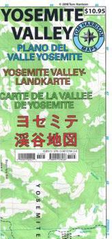 Map Yosemite Valley Map: Plano del Valle Yosemite- Yosemite Valley-Landkarte- Carte de La Vallee de Yosemite Book