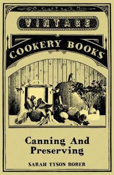 Paperback Canning And Preserving Book
