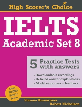 Paperback IELTS 5 Practice Tests, Academic Set 8: Tests No. 36-40 Book