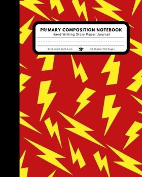 Paperback Primary Composition Notebook Hand Writing Story Paper Journal: 9 Double Lines with Dotted Middle Line Pre-K-2 School Exercise Book - 120 Story Pages - Book