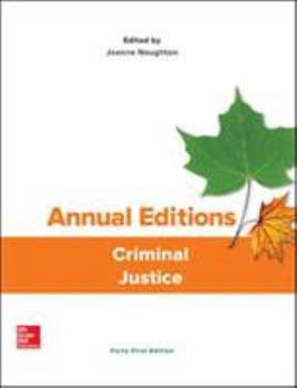 Paperback Annual Editions: Criminal Justice Book