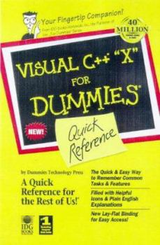 Spiral-bound Visual C++ 6 for Dummies Quick Reference Book
