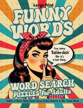 Funny Words Word Search Puzzles for Adults