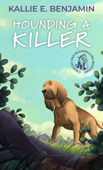 Paperback Hounding a Killer [Large Print] Book