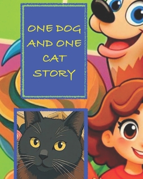 Paperback One Dog And One Cat Story Book