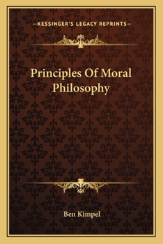 Paperback Principles Of Moral Philosophy Book