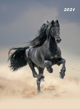 Hardcover 2021: Large Weekly and Monthly Planner (Black Horse Hardcover) Book