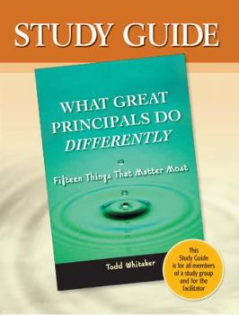 Paperback What Great Principals Do Differently: 15 Things That Matter Most Book