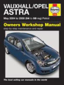 Paperback vauxhall-opel-astra-petrol-04-07-04-07-may-2004-to-2008-04-to-08-reg-petrol-owners-workshop-manual Book