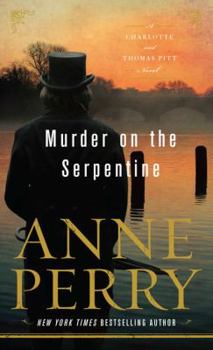 Hardcover Murder on the Serpentine [Large Print] Book