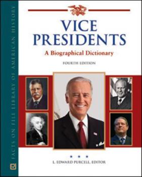 Hardcover Vice Presidents: A Biographical Dictionary Book