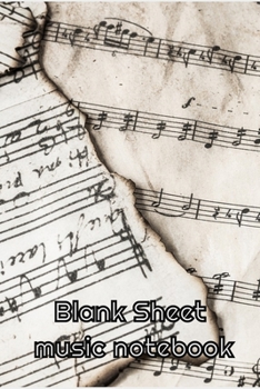 Blank Sheet Music Notebook