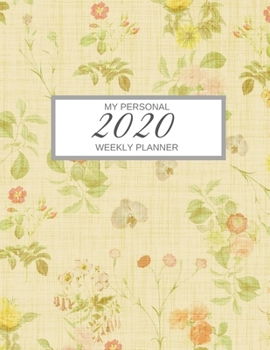 Paperback My Personal 2020 Weekly Planner Book