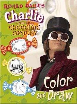 Paperback Roald Dahl's Charlie and the Chocolate Factory Color and Draw Book