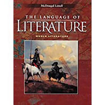 Hardcover McDougal Littell Language of Literature: Student Edition World Literature 2006 Book