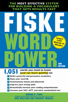 Paperback Fiske WordPower: The Most Effective System for Building a Vocabulary That Gets Results Fast Book