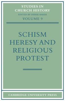 Paperback Schism, Heresy and Religious Protest Book