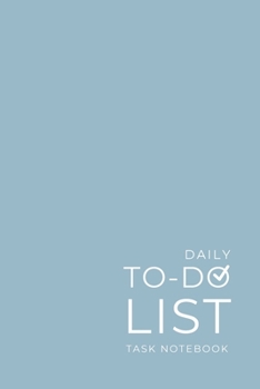 Paperback Daily To Do List Task Notebook: Basic Minimalists Day Priority Checklist Planner - Small Book with Checkboxes for Managing Important Tasks for School Book