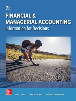 Hardcover Financial and Managerial Accounting Book