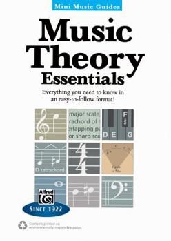 Paperback Mini Music Guides -- Music Theory Essentials: Everything You Need to Know in an Easy-To-Follow Format! Book